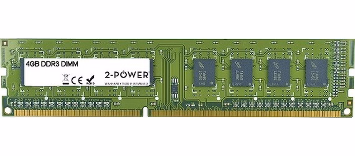 2-Power 4GB MultiSpeed 1066/1333/1600 MHz DDR3 Non-ECC DIMM 2Rx8( DOŽIVOTNÍ ZÁRUKA )