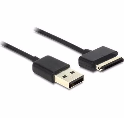 Delock synchronizační a napájecí kabel USB 2.0 samec > ASUS Eee Pad 40 pin samec 1 m
