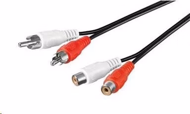 PREMIUMCORD Predlžovací audio kábel 2x Cinch - 2x Cinch (RCA, M/F) 5m