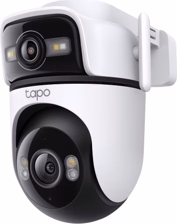 TP-Link Tapo C545D venkovní/outdoor otočná kamera (2x 3MP, 2K 1296p, IR 30m, WiFi, 1x100Mb/s, micro SD card)