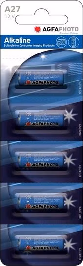 AgfaPhoto alkalická batéria 12V, 27A-LR27A, blister 5ks