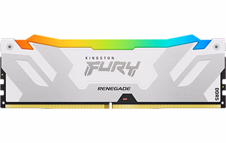 KINGSTON DIMM DDR5 16GB 6400MT/s CL32 FURY Renegade Bílá RGB XMP