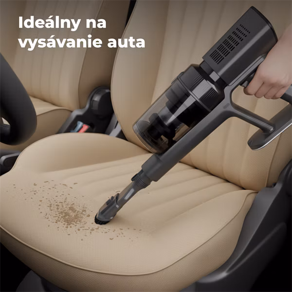 AENO Tyčový vysavač SC7, Turbo kefa s osvetlením, super výkonný 435 W, 2200mAh batéria, 60 min. prevádzky, LED displej