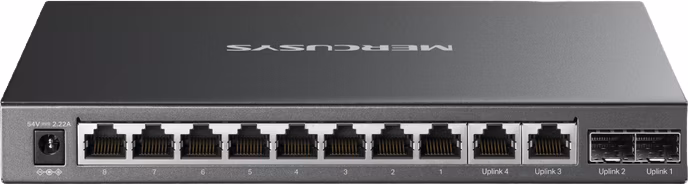 TP-Link Mercusys MS112GMP 12portový gigabitový stolní POE switch