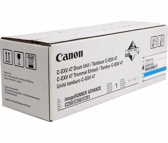 Canon originální DRUM UNIT C-EXV47 CYAN iR Advance C250/ C350/C351/C1335/C1325 Cyan podle typu až 33 000 stran A4 (5%)