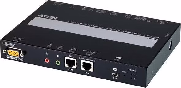 ATEN 1-Local/Remote Share Access Single Port VGA KVM over IP Switch
