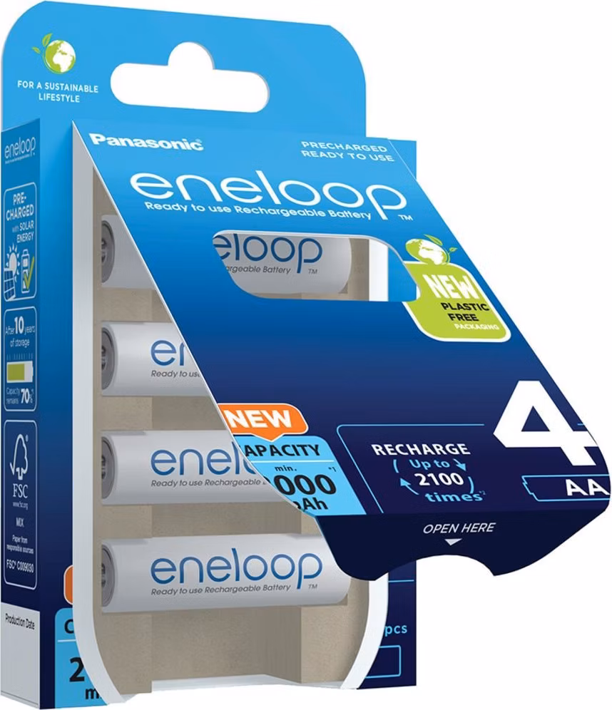 AVACOM Nabíjecí baterie AA Panasonic Eneloop N 1900mAh Ni-MH 4ks Blistr - 2100 nabíjecích cyklů