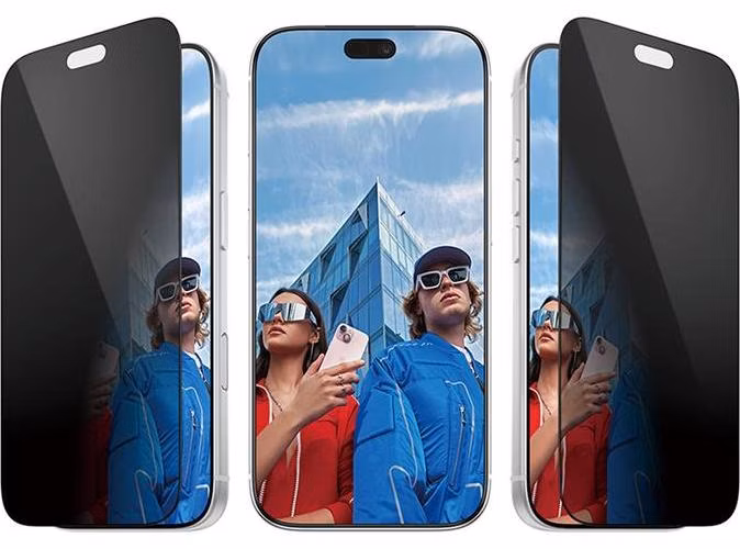 PanzerGlass ochranné sklo UWF 2-Way Privacy pre iPhone 18 Pro - Black Frame