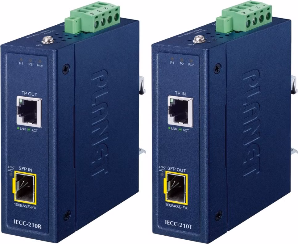 Planet Průmyslový EtherCAT konvertor RJ45/SFP, kit TX+RX