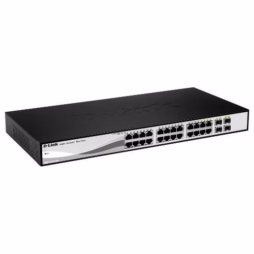 D-Link DGS-1210-20 L2/L3 Smart+ switch, 16x GbE, 4x RJ45/SFP, fanless