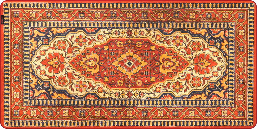 Krux podložka na stůl Space Carpet MAX / 60x120cm / voděodolná / design koberce