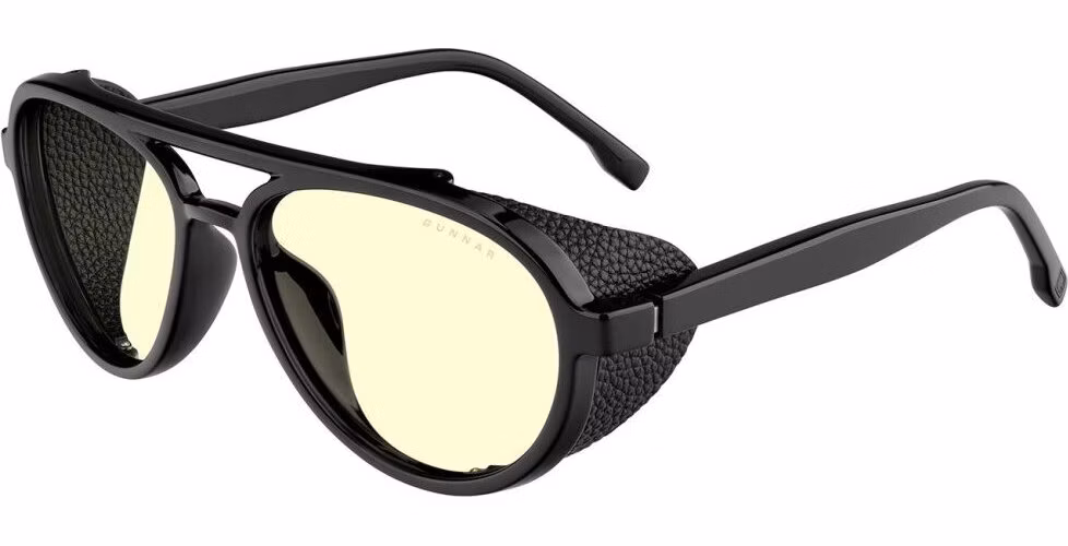 GUNNAR kancelářské/herní brýle TALLAC ONYX * jantarová skla * BLF 65 * GUNNAR focus