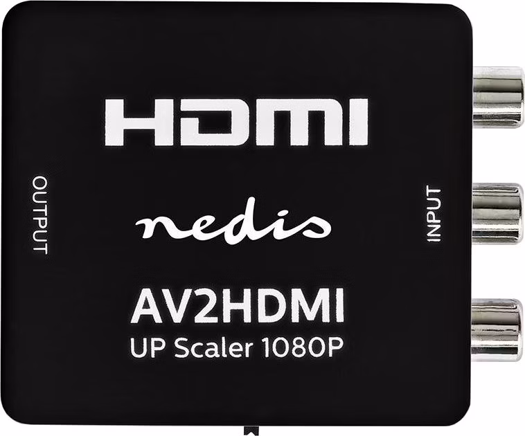 Nedis VCON3456AT - HDMI Převodník | 3x RCA Zásuvka | Výstup HDMI ™ | 1cestný | 1080p | 1.65 Gbps | ABS | Antracit