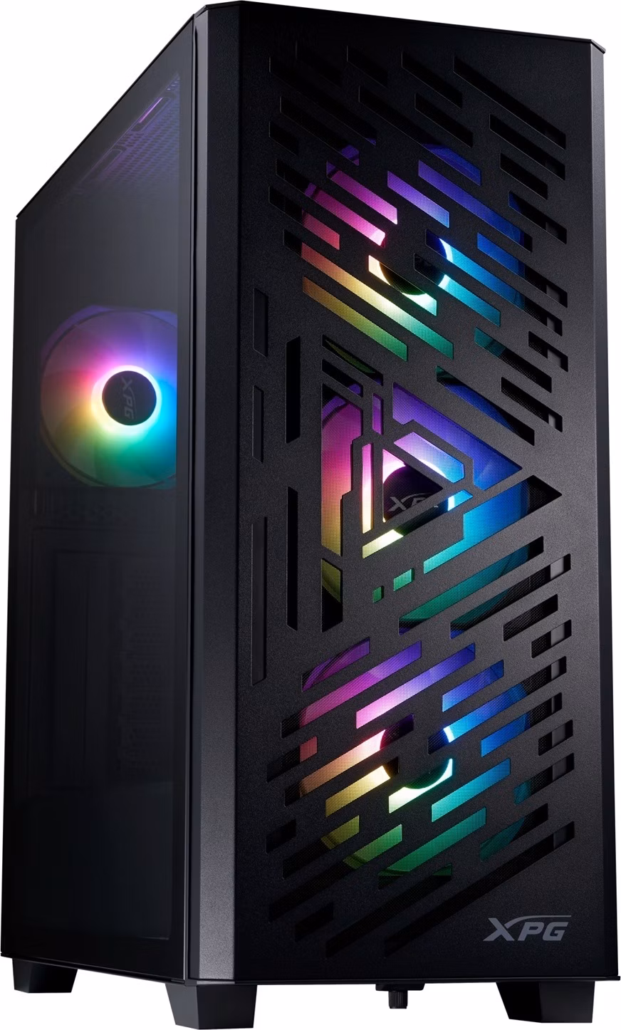 ADATA XPG case LANDER 501 Mid-Tower, bez zdroje, 4x 120mm ARGB Fan, Černá
