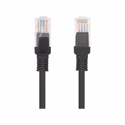 LANBERG Patch kabel CAT.5E UTP 20M černý Fluke Passed