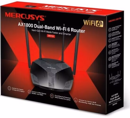 MERCUSYS MR78X - AX2700 WiFi 6 Router