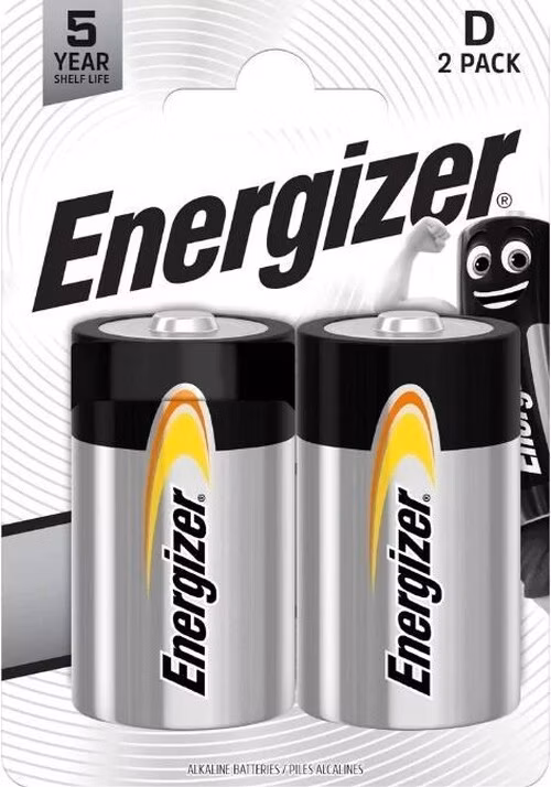 Energizer LR20/2 Everyday D Velký monočlánek 2pack Alkalické