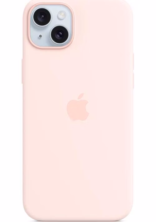 iPhone 15 Plus Silicone Case with MagSafe - Light Pink *Poškodený obal*
