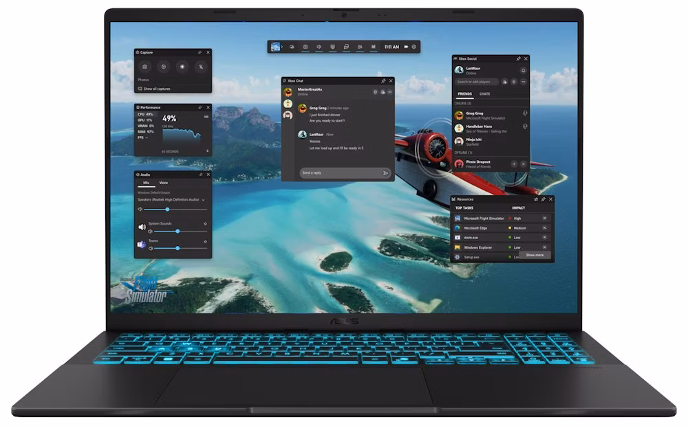 ASUS Vivobook V16/ Core 5 210H/ 16GB/ 1TB SSD/ RTX 4050 6GB/ 16"WUXGA/ W11H/ černý