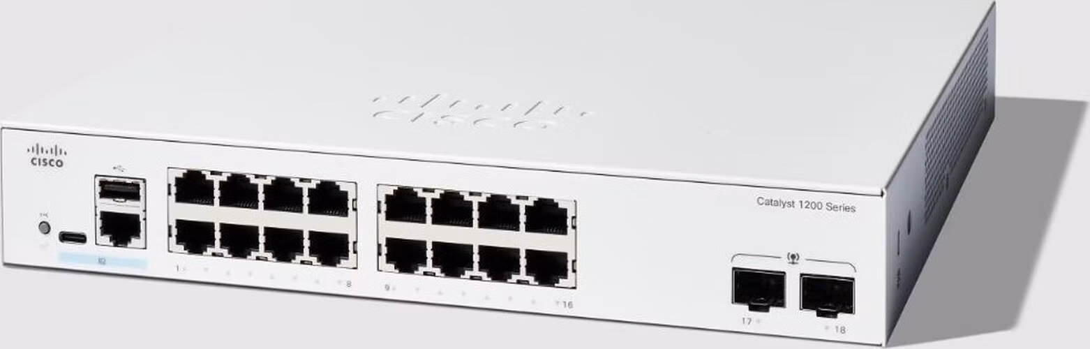 Cisco Catalyst switch C1200-16T-2G (16xGbE,2xSFP,fanless) - REFRESH
