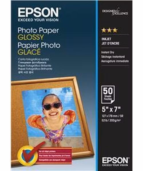 EPSON paper 13x18 - 200g/m2 - 50sheets - photo paper glossy