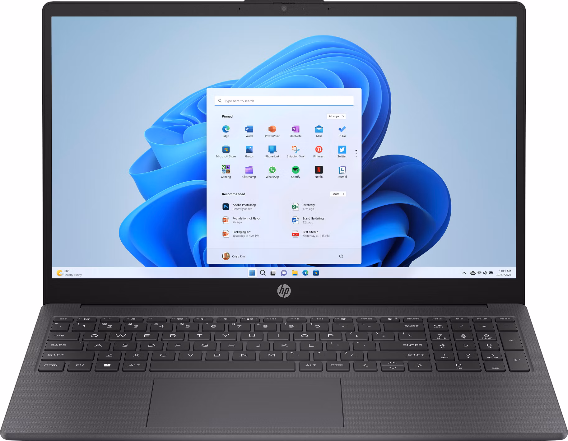 NTB HP 15-fc1001ncx, Ryzen 5-7520U, 15.6" FHD IPS, 8GB LPDDR5, SSD 512GB, Radeon, Win 11, 2Y Onsite, Xbox Game Pass