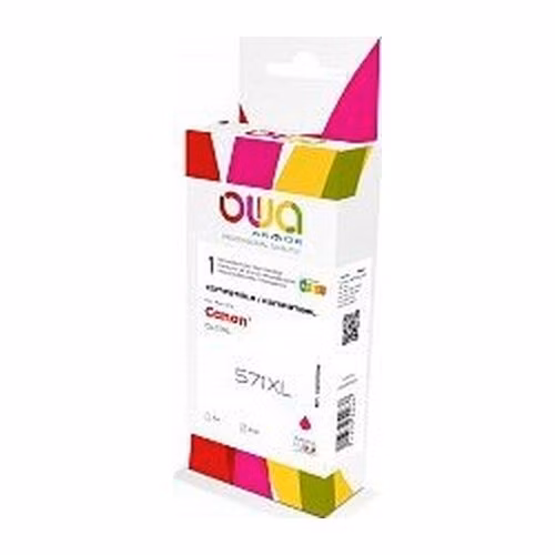 WECARE ARMOR ink kompatibilný s CANON CLi-571XLM, červená/magenta