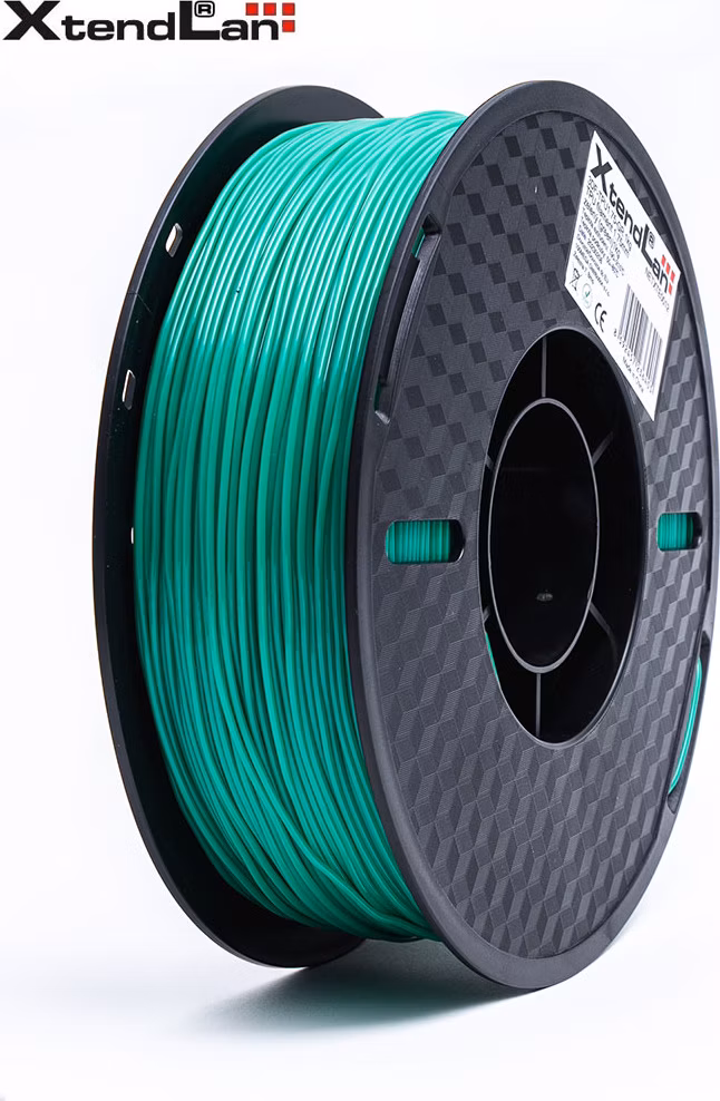 XtendLAN TPU filament 1,75mm průhledný zelený 1kg