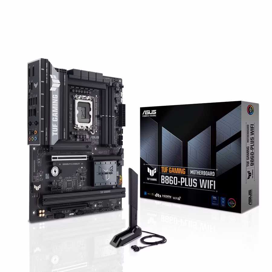 ASUS MB Sc LGA1851 TUF GAMING B860-PLUS WIFI, Intel B860, 4xDDR5, 1xUSB4, 1xDP, 1xHDMI, WiFi, ATX