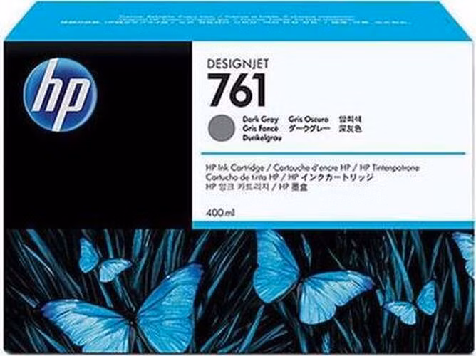 HP Ink Cartridge 761/Dark Grey/400 ml