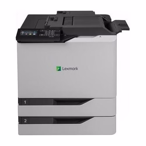 Lexmark CS820dtfe color laser 57/57ppm, síť, duplex, dotykový LCD + dodatečný vstupní zásobník + sešívačka