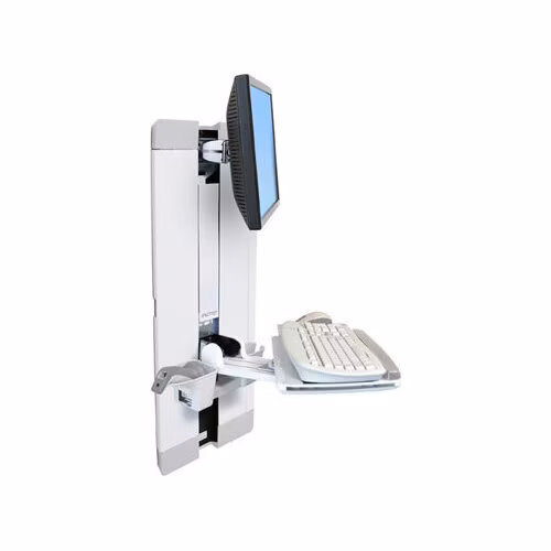 ERGOTRON StyleView® Vertical Lift, Patient Room (bílý), držák na zeď posuvný, monitor, klávesnice ,+ přísl.