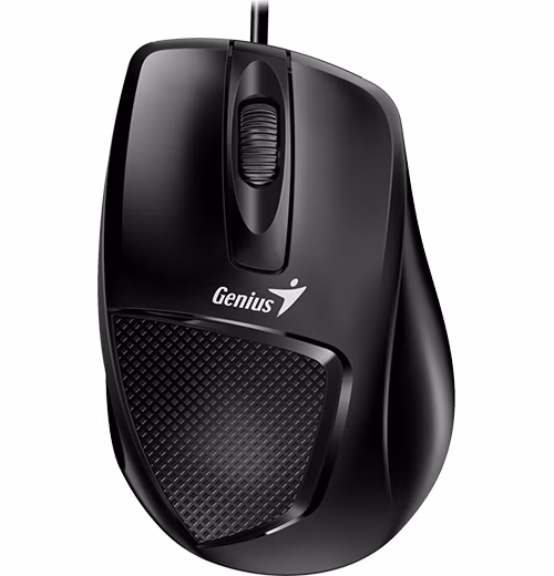 Genius DX-150X/Ergonomická/Optická/Pro praváky/1 000 DPI/Drátová USB/Černá
