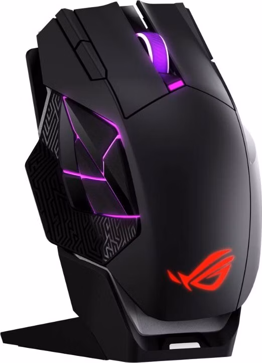 ASUS myš ROG Spatha X 65K, Bezdrátová, až 65 000 DPI, ARGB, černá
