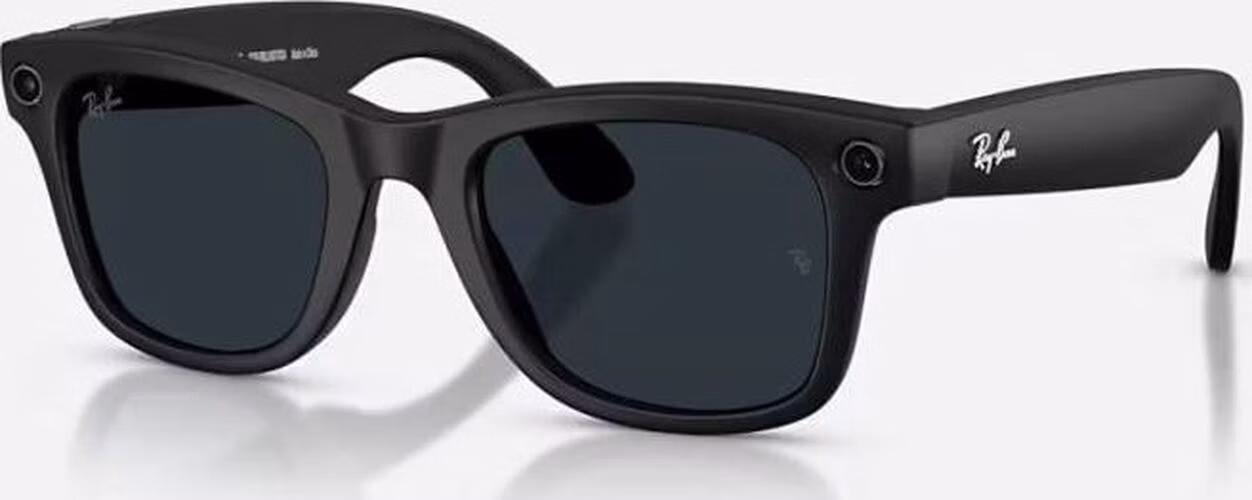 Meta Ray-Ban Gen2 Wayfarer, Matte Black, Clear/Grey Transitions
