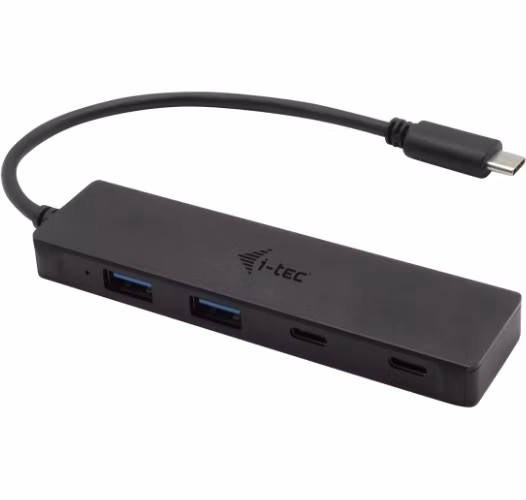i-tec USB-A/USB-C Metal HUB 2x USB 3.1 + 2x USB-C