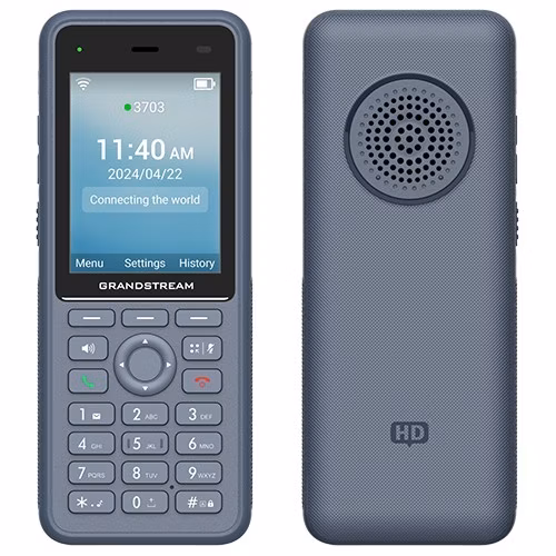 Grandstream WP836 SIP WiFi telefón, 2,8" bar. displ., 3 SIP úč., BT, USB-C, IP67