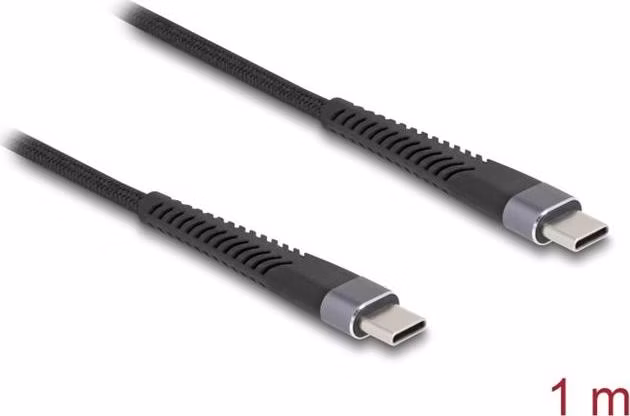 Delock Kabel USB 2.0 ze zástrčky USB Type-C™ na zástrčku, s prodlouženou ochranou proti ohybu, 60 W 1 m