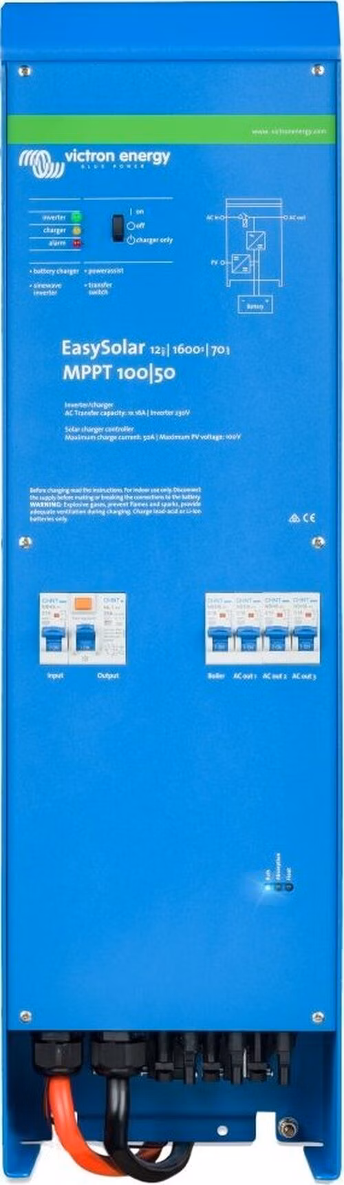 Victron EasySolar 12/1600/70 Hybridní solární jednotka s AC jističi
