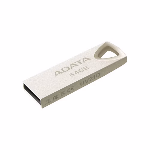 ADATA Flash Disk 64GB UV210, USB 2.0 Dash Drive, kov