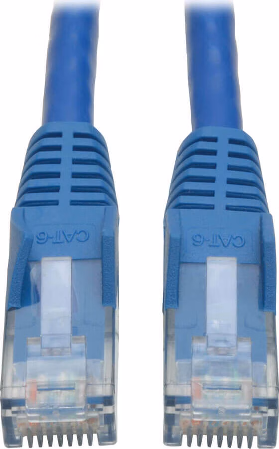 Ethernetový kábel Cat6 Gigabit Snagless Molded (UTP) (RJ45 Samec/Samec), modrá, 1.52m