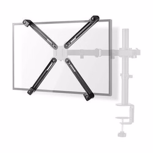 Nedis MMNVSA110BK - Adaptér pro Držák Monitoru bez standardu Vesa | Pro Obrazovky a Monitory Počítače o Velikosti 13-27"