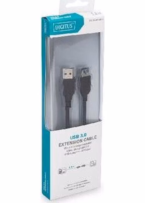 Digitus USB 3.0 extension cable, type A M/F, 1.8m, USB 3.0 conform, bl