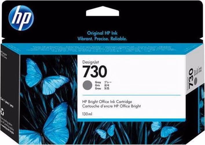 HP Ink Cartridge 730/Grey/130 ml
