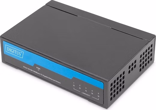 DIGITUS 5portový gigabitový přepínač, nespravovaný