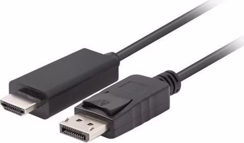 LANBERG DISPLAYPORT(M) V1.1 ->HDMI(M) KABEL 1M ČERNÝ