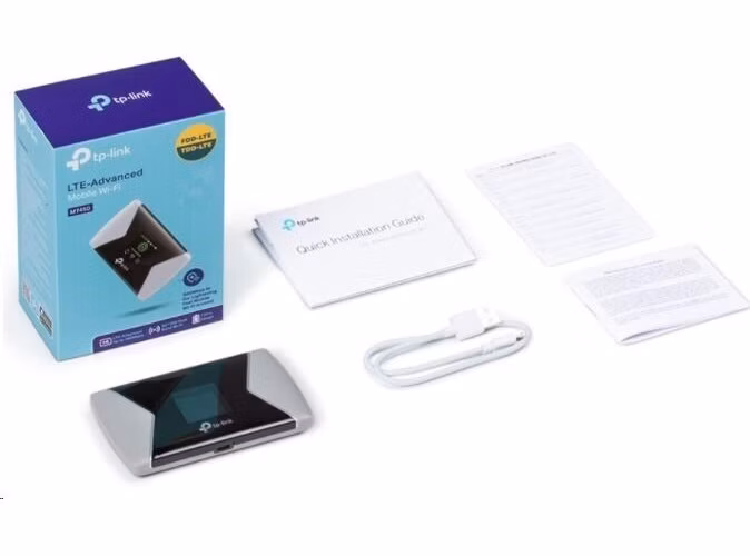 TP-Link M7450 přenosný WiFi 5 router (AC1200,4G LTE Cat6,2,4GHz/5GHz,1xmicroUSB,1xmicroSIM,1xmicroSD)