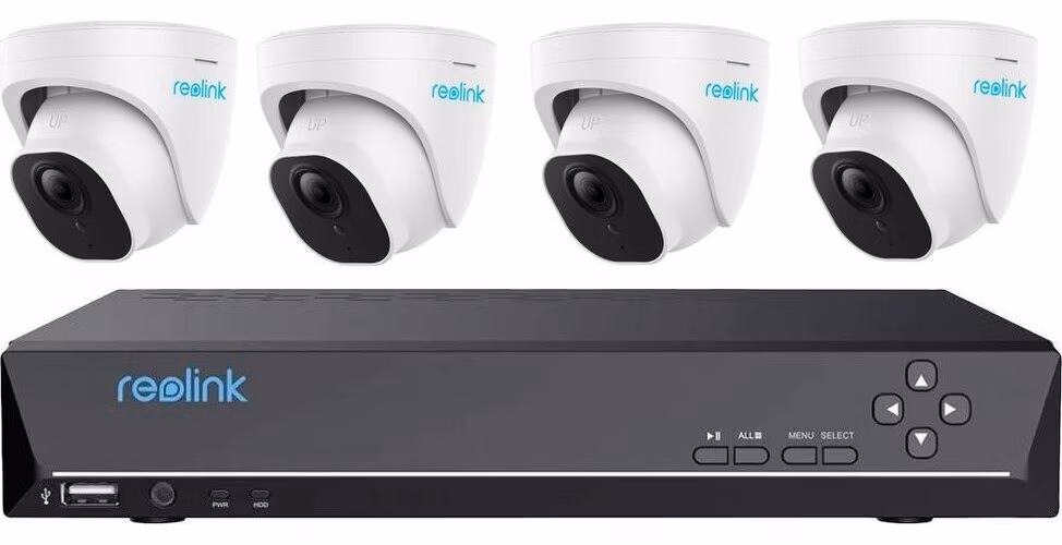 Reolink NVS8-8MD4 set videorekordér a 4ks IP kamera P334, 8x PoE, včetně 2TB HDD ( max. 2x 6TB ), VGA, HDMI, IP kamery 8