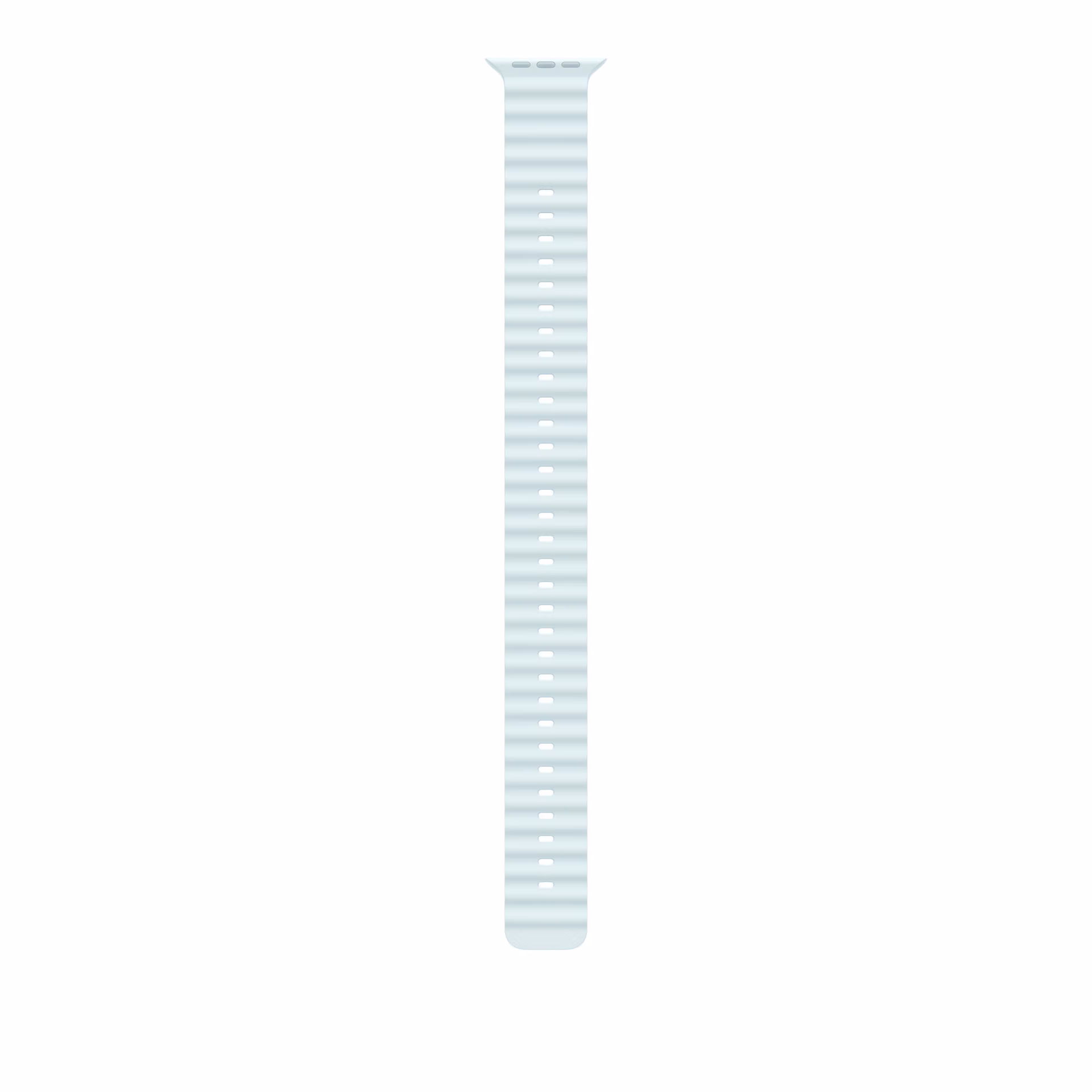 Apple Watch 49mm Ice Blue Ocean Band Extension - Natural Titanium Finish