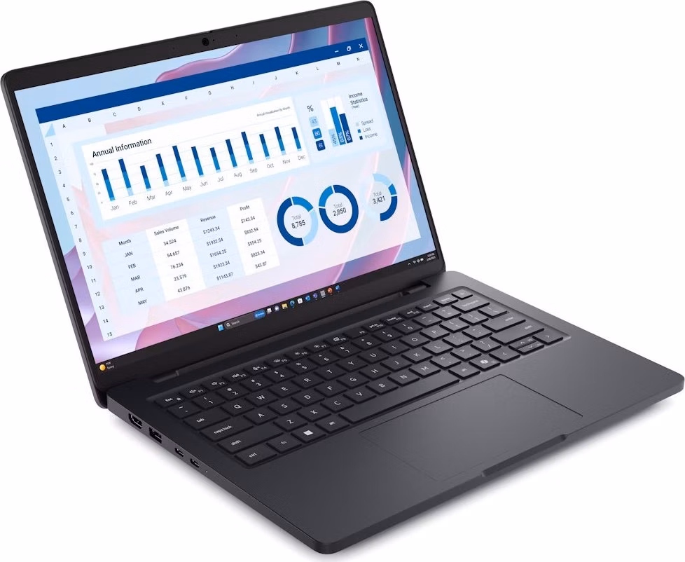 DELL Pro Max 14 MC14255 Copilot+/Ryzen AI 7 PRO 350/16GB/512GB SSD/14" FHD+/Cam &amp; Mic/W11P/3Y ProSpt/šedá/bez adaptéru